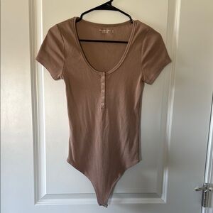 Women's Tan Bodysuit